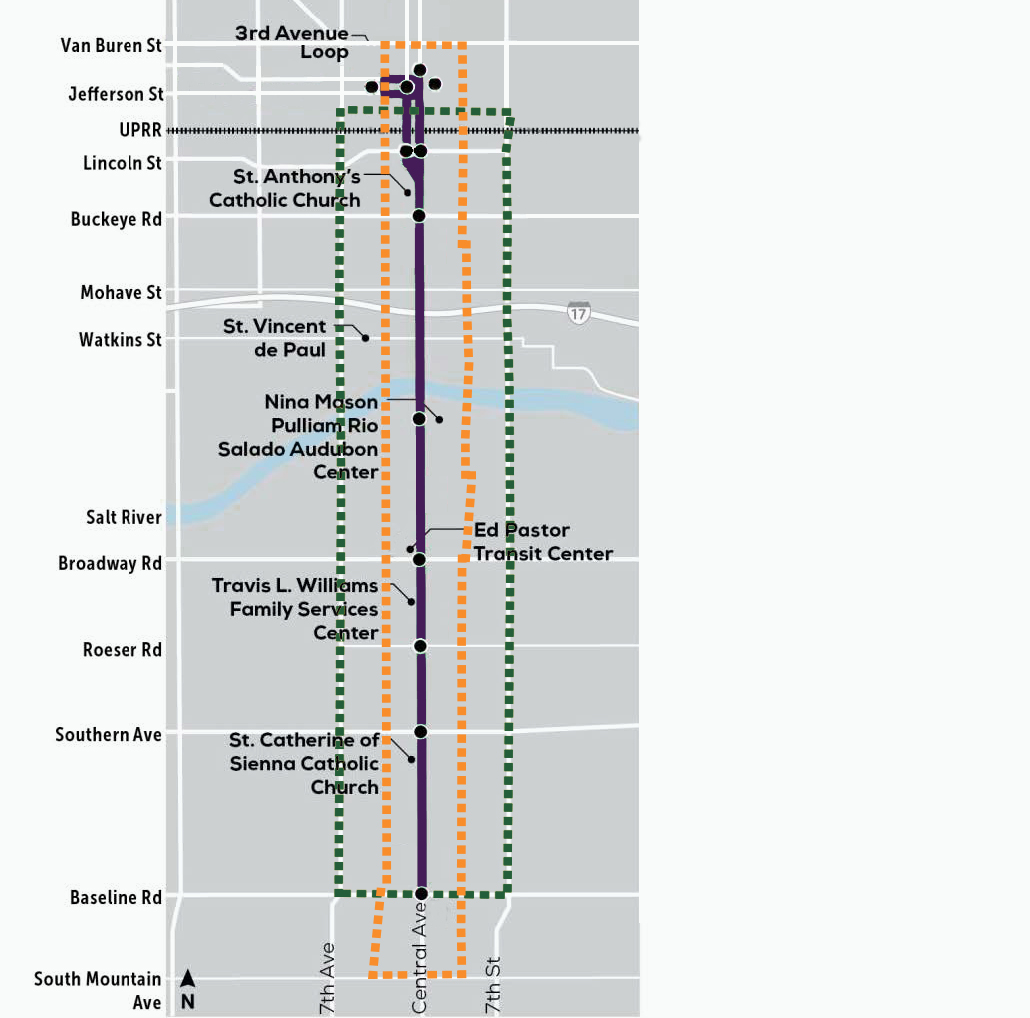 Phoenix Light Rail Expansion Map Shelly Lighting